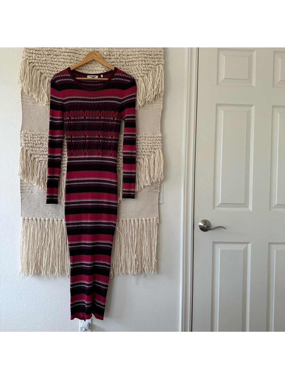 Opening Ceremony Rib Stripe Knit Dress